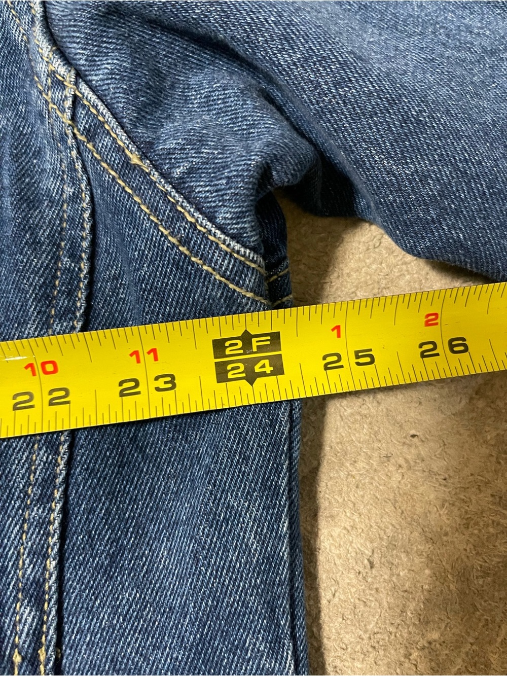 Mens Vintage 1995 H. Upmann Denim Embroidered Cigar Jacket - Picture 6 of 7